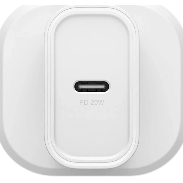 OB STANDARD UK WALL CHARGER 20W/- 1X USB-C 20W USB-PD WHITE