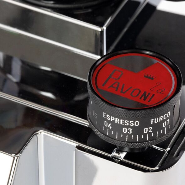 La Pavoni Coffeegrinder (LPGKBS02EU) Nuovo Kube Mill cromo