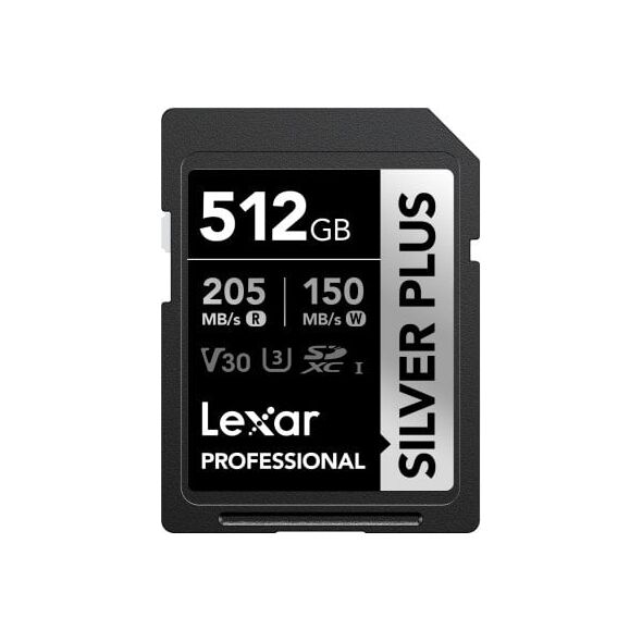 Lexar SDXC Professional SILVER Plus 1066x UHS-I/U3/A2/4K R205/W150 (V30) 512GB