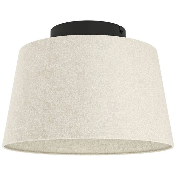 Ceiling lamp EGLO FEBRES, 1xE27, 60W, black/white, O35cm, h25cm