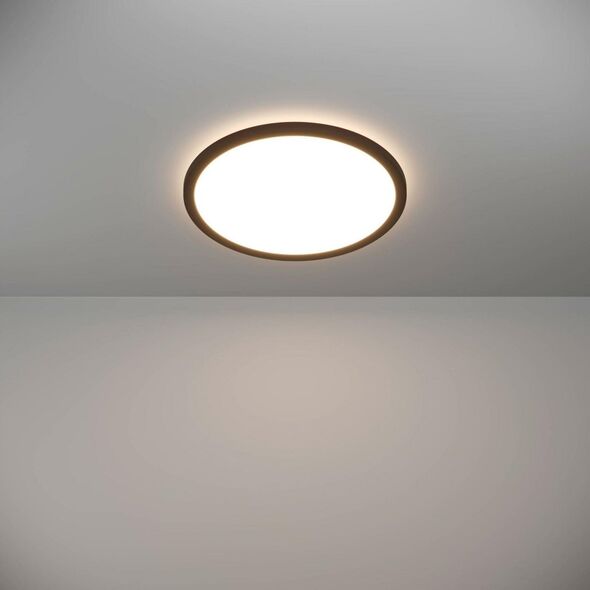 Ceiling LED lamp EGLO ROVITO-R IP44 18W 2700-6500K 2300lm black O39cm with remote control