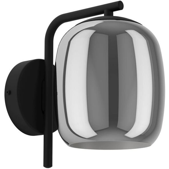 Wall lamp EGLO CIAMPINO, 1xE27, 28W, black, 15x22x22cm