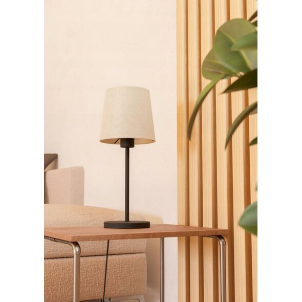 Table lamp EGLO FEBRES, 1xE27, 60W, black/white, O18cm, h44cm