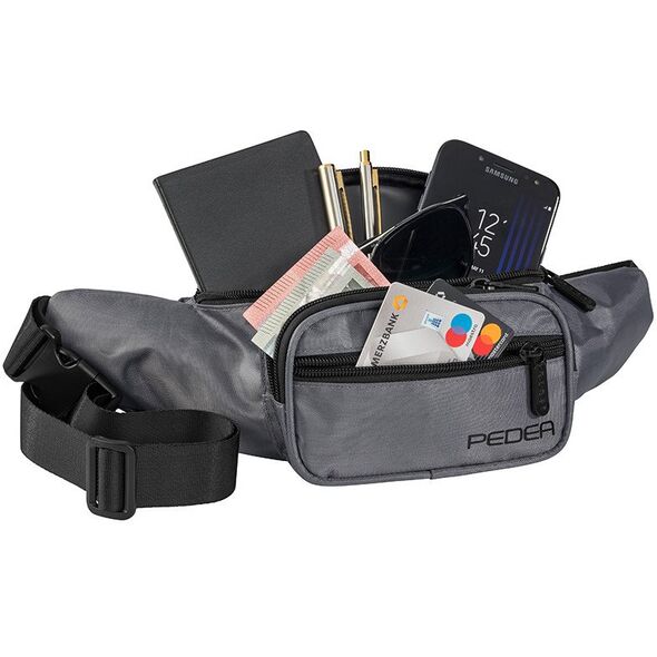 PEDEA Gürteltasche "TREND" Gr. M, grau