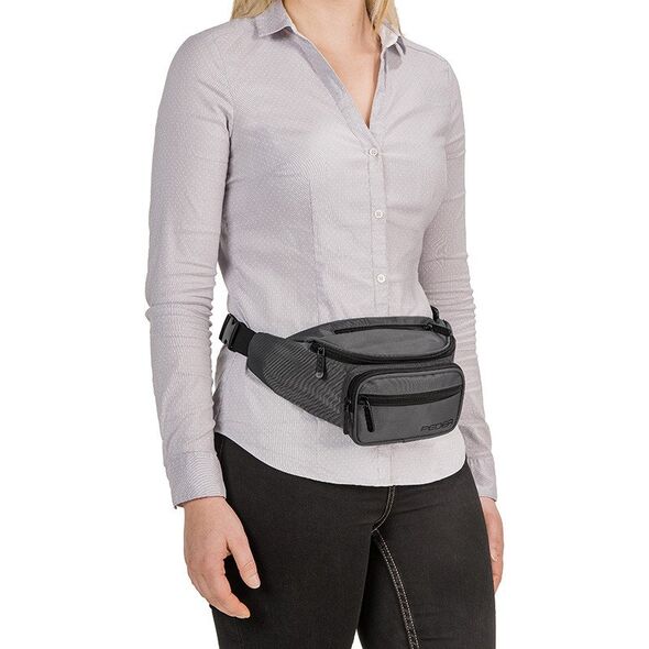 PEDEA Gürteltasche "TREND" Gr. M, grau
