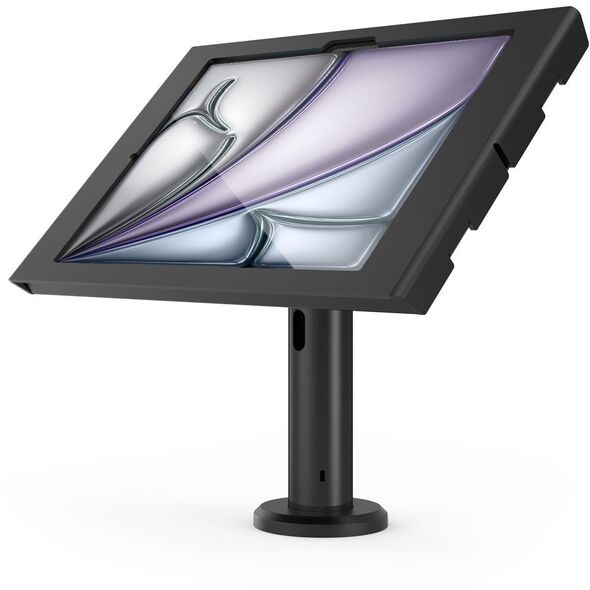 Compulocks iPad Air M2 & M3 13" Apex Enclosure Tilting Stand 8" - Black - Befestigungskit (Aufstellung, Gehause) - freiliegende Front-/Ruckkamera und Sensoren - fur Tablett - verriegelbar - Metallrahmen - Schwarz - Bildschirmgrosse: 20.3 cm (8") - Wan