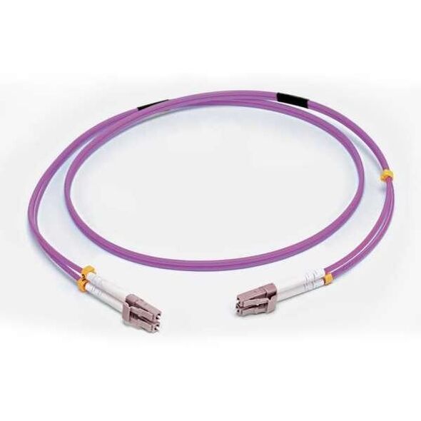 C2G 5m LC/LC OM4 LSZH Fibre Patch - Purple - Patch-Kabel - LC Multi-Mode (M) zu LC Multi-Mode (M) - 5 m - Glasfaser - Duplex - 50/125 Mikrometer - OM4 - lila