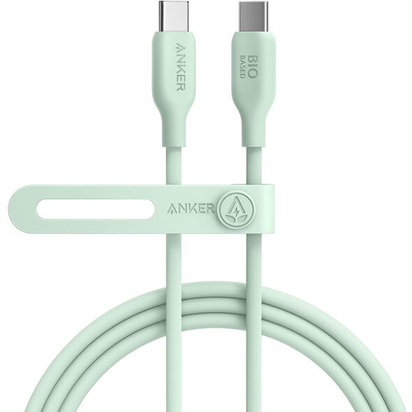 Anker 543 - USB-Kabel - 24 pin USB-C (M) zu 24 pin USB-C (M) - USB 2.0 - 1.83 m - USB-Stromversorgung (100 W) - grun