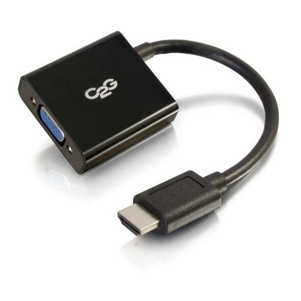 C2G HDMI to VGA Adapter - HDMI to VGA Converter - M/F - Videokonverter - HDMI - VGA - Schwarz