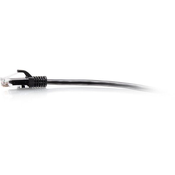 C2G 10ft (3m) Cat6a Snagless Unshielded (UTP) Slim Ethernet Network Patch Cable - Black - Patch-Kabel - RJ-45 (M) zu RJ-45 (M) - 3 m - 4.8 mm - UTP - CAT 6a - geformt, ohne Haken - Schwarz