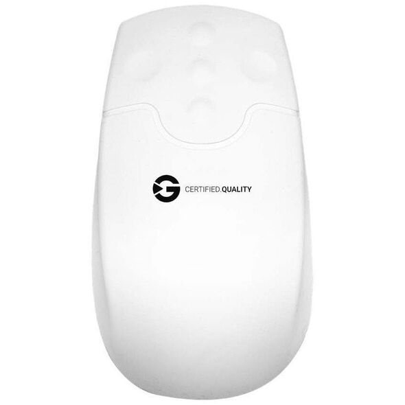 GETT GCQ Silikon Maus Scrollfunktion kabellos Funk 2,4MHz IP65 desinfizierbar optisch USB Farbe weiss