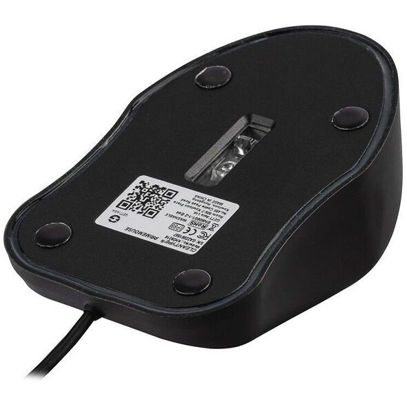 GETT GCQ PrimeMouse Silikon Maus Scrollfunktion IP68 wasserdicht desinfizierbar optisch USB Farbe schwarz