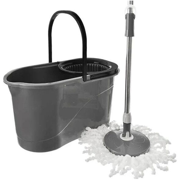 Mop obrotowy z wiadrem 19 l GREY