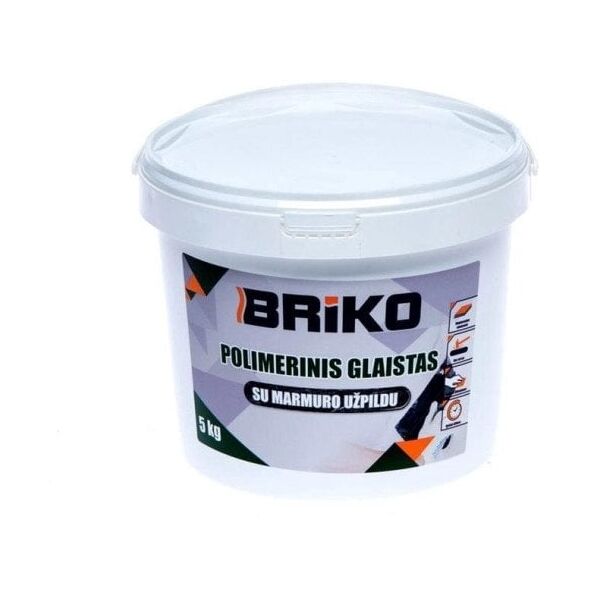 FILLER BRIKO 5 KG WITH MARBLE AGGREGA