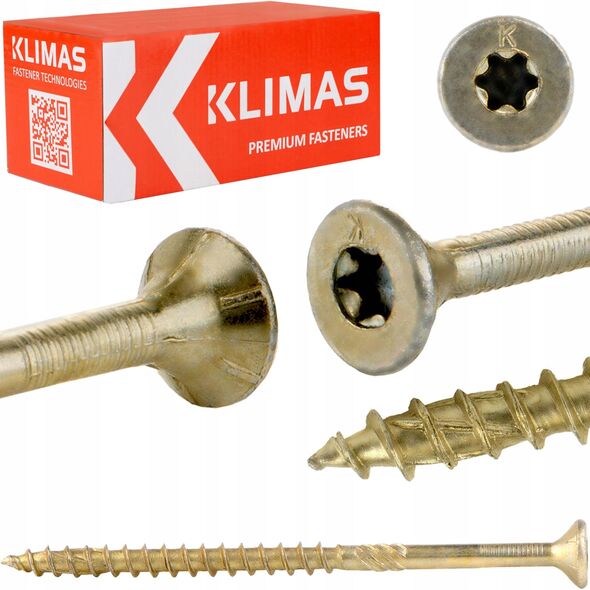 WOOD SCREW TXKMWHT-60300 ZN 100PCS