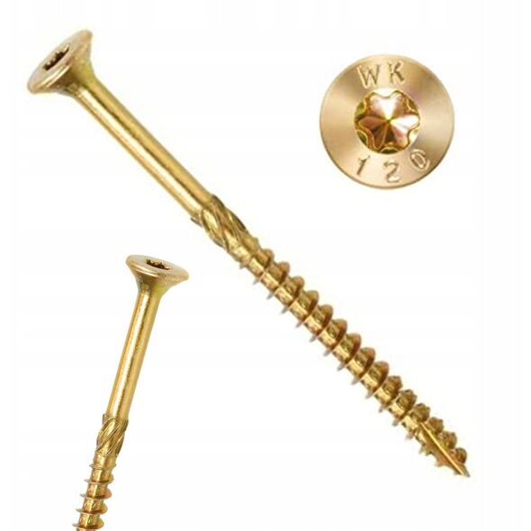 WOOD SCREW TXKMWHT-60300 ZN 100PCS