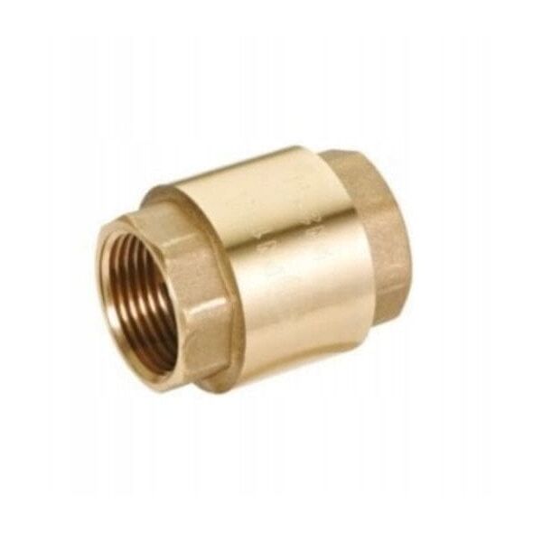 SPRING CHECK VALVE F-F 1/2" METAL PISTON