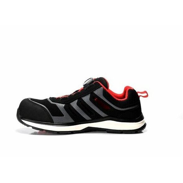Sandals ELTEN Jo Rapid Boa Black Red easy ESD S1P, black 43