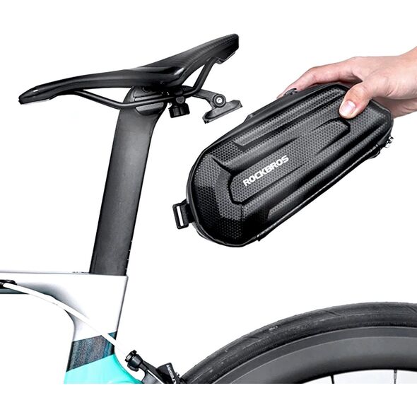 Torba rowerowa mocowana pod siodełko na zaczep szybkozłączke 1.8l - czarna Torba rowerowa mocowana pod siodełko na zaczep szybkozłączke 1.8l - czarna