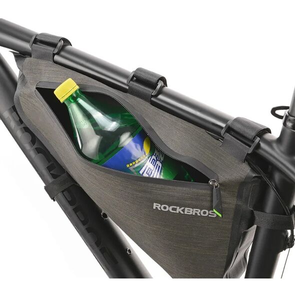 Torba rowerowa mocowane na ramę 5l AS-017 - ciemnozielona Torba rowerowa mocowane na ramę 5l AS-017 - ciemnozielona
