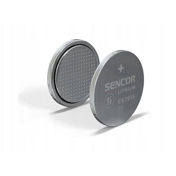 Μπαταρία λιθίου, CR2016, CR2016, 3V, Sencor, συσκευασία blister, 2-pack