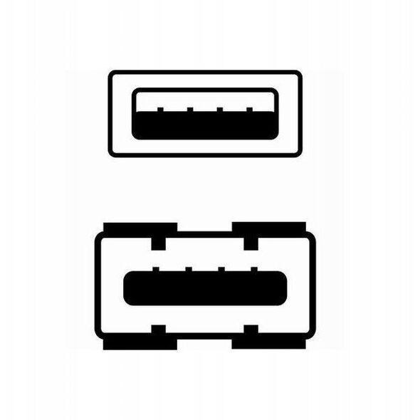 LOGO Προέκταση USB (2.0), USB A M - USB A F, 3m, μαύρο, τιμή ανά 1 τεμ.