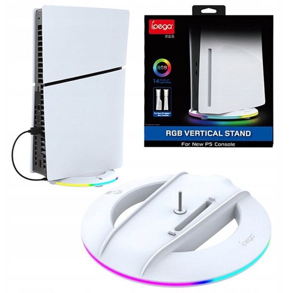 Κάθετη Βάση iPega με Φωτισμό RGB για Sony PlayStation PS5 Slim Pro
