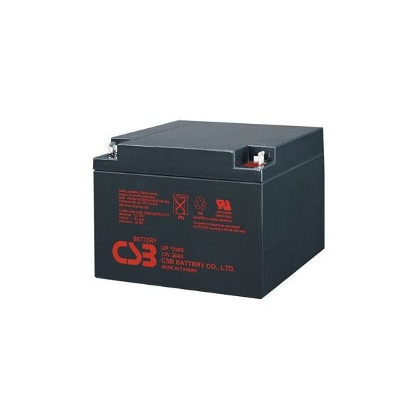 CSB Μπαταρίες μολύβδου GP12260 12V/26Ah Οδηγός (VRLA) 9 Ah