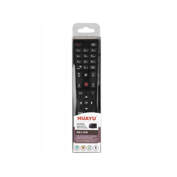 Lamex LXP1636 TV remote control TV LCD VESTEL / HYUNDAI / TELEFUNKEN RM-L1636 NETFLIX / YOUTUBE PRIME VIDEO