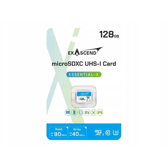 Karta pamięci Exascend Essential-X micro SD 128GB
