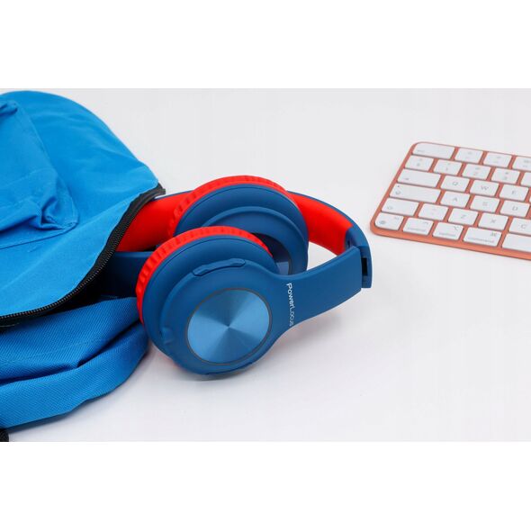PowerLocus Bluetooth Headphones PLED Kids Blue/Red
