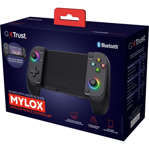 TRUST Gamepad GXT 735 Mylox, pro Telefony, Bluetooth, černá