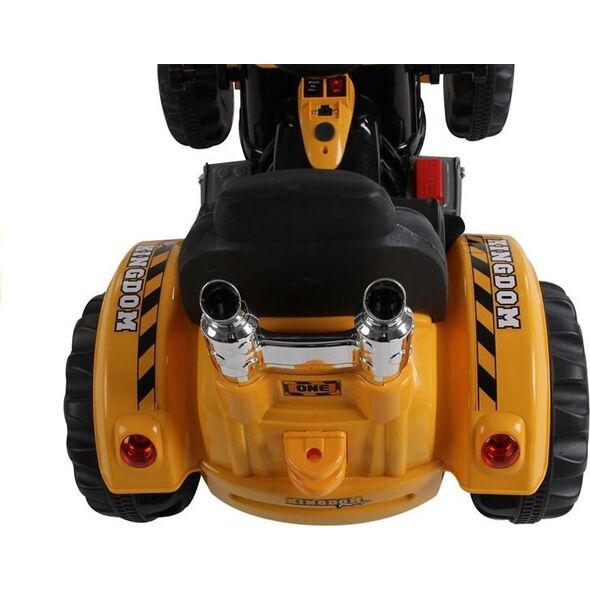 Lean Sport Traktor na akumulator z Łyżką Koparka Pomarańczowy