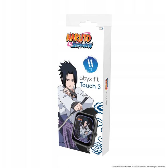 abyx Smartwatch Fit Touch 3 Sasuke Uchiwa         space grau
