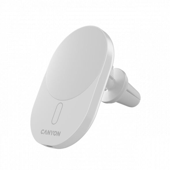 CANYON Μαγνητικός Φορτιστής Αυτοκινήτου OnGrip 105 15W Qi2 Λευκός