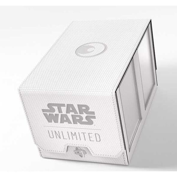 Gamegenic: Star Wars Unlimited - Διπλή Θήκη Τράπουλας - Λευκό/Μαύρο