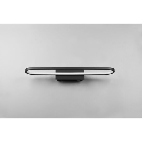 Φωτιστικό καθρέφτη μπάνιου LED TRIO GIANNI, IP44, 22W, 2700lm, 3000K, μαύρο, 60 x 15 x h8 cm