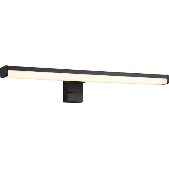Φωτιστικό καθρέφτη LED TRIO Lino, IP44, 7.4W, 3000K, 900lm, μαύρο, 40 x 6 cm