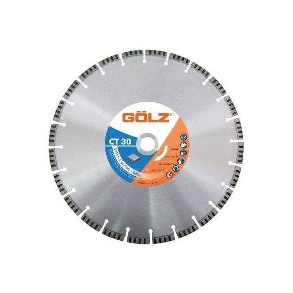 Δίσκος διαμαντιού για σκυρόδεμα GOLZ CT30 O700x25.4mm