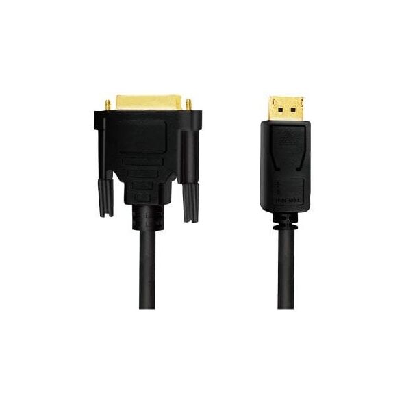 Καλώδιο M-CAB DP 1.2 σε DVI 5M Μαύρο M/M Χρυσό 1080 60HZ