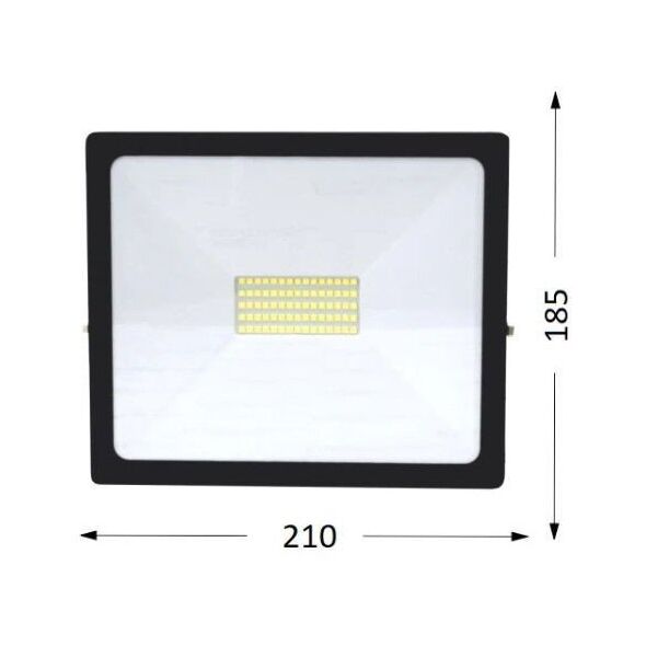 LED προβολέας TOPE TOLEDO, IP65, 4000 K, 50 W, 4000 lm
