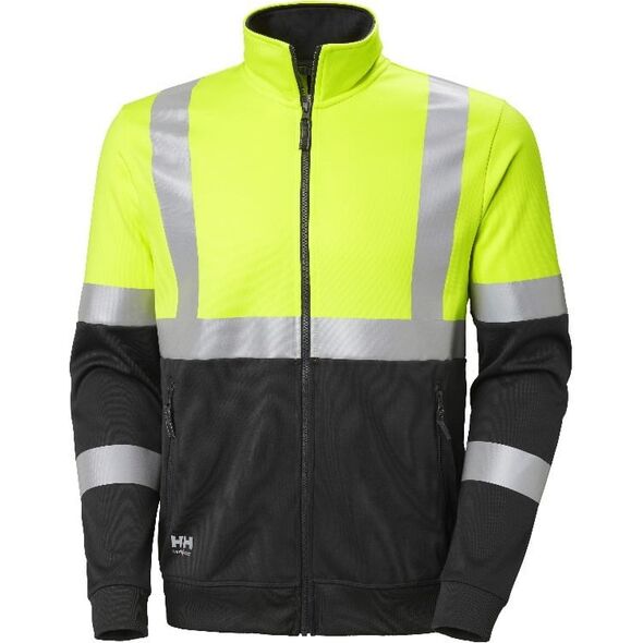 Φούτερ HELLY HANSEN Addvis Zip Sweatshirt Class 1, κίτρινο 2XL