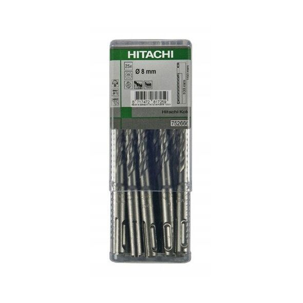 ΔΡΑΠΑΝΟ SDS PLUS HIKOKI ΔΙΠΛΗΣ ΑΙΧΜΗΣ PREMIUM 6 x 110mm / 25 τεμ.