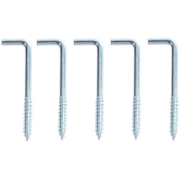 SCREW HOOK 60X3,8X24X17 ZINC PLAT/5PCS