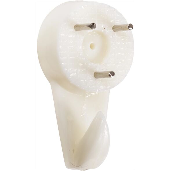 PICTURE HOOK 30X12 PLASTIC WHITE/ 3PCS