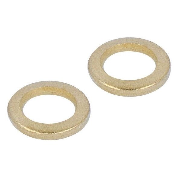 WASHERS 12X18X2 BRASS PLAT(DOORS)/16PCS