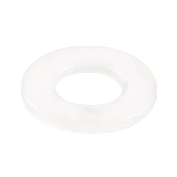 WASHER M 8 PLASTIC WHITE DIN125/10PCS