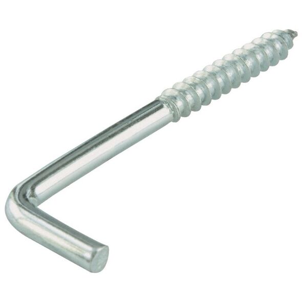 SCREW HOOK 20X2,0X7X10 ZINC PLAT/10PCS