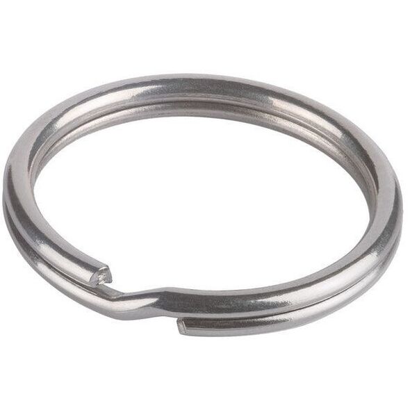 WIRE KEY RING 16 NICKEL PLAT/ 6PCS
