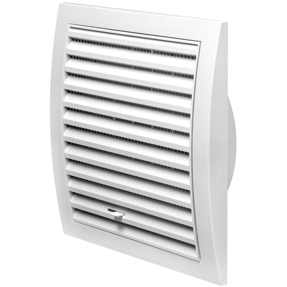 GRILLE ADJUSTABLE 190X190/D125, WHITE